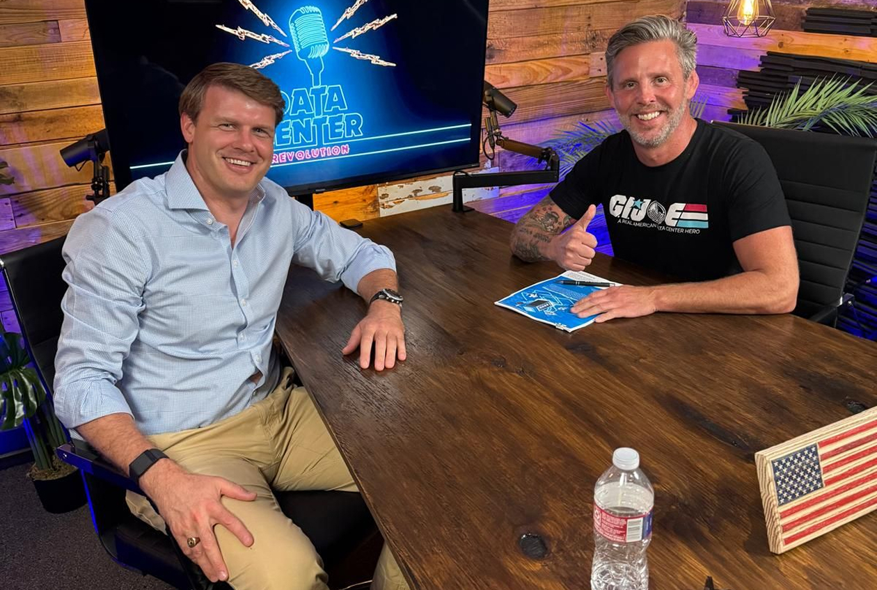 Kirk Offel discussing leadership and mental resilience on the Data Center Revolution podcast